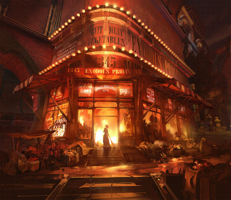 Illustration for article titled The Beautiful Concept Art Of BioShock Infinite